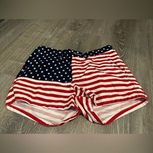 Chubbies Miss Mericas Patriot Flag Stars Stripes USA Shorts Sz Small